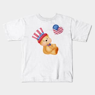4 July  Independence Day Kids T-Shirt